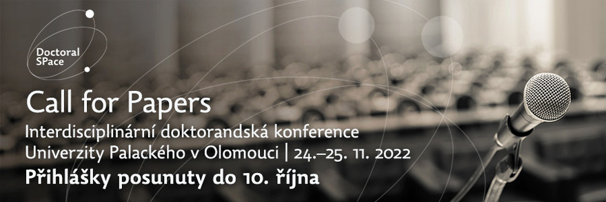 Doktorandská konference - call for papers 31. 7.